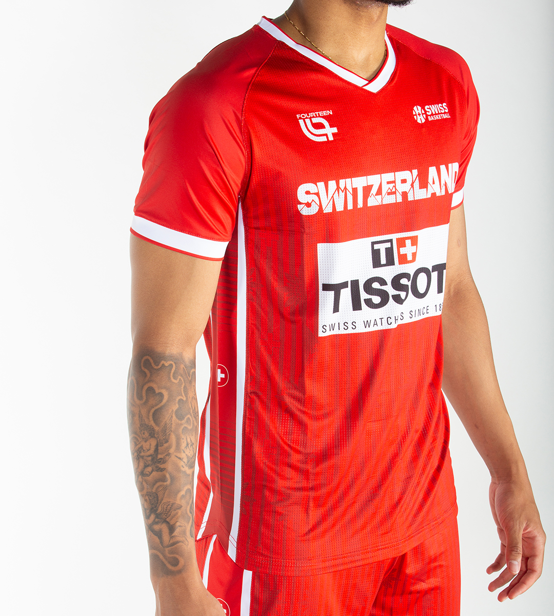 Swiss Basket - Players Shooting Shirt AWAY