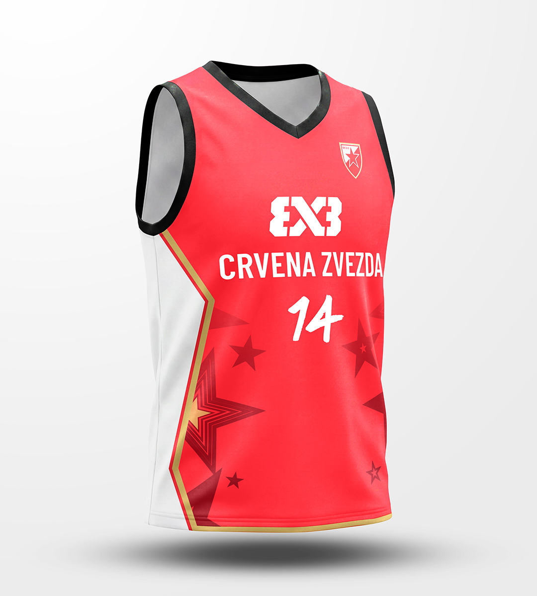 FIBA 3x3 Crvena Zvezda Replica Jersey