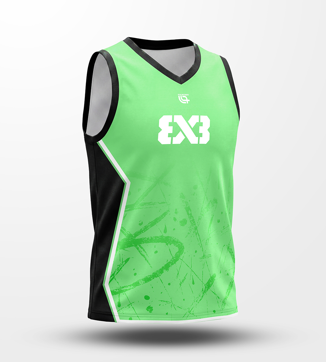 FIBA 3x3 Replica Jersey Green