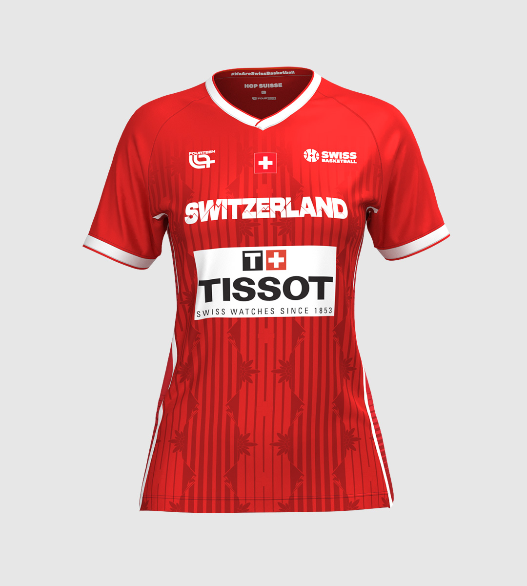 Swiss Basket - Players Women Shooting Shirt AWAY